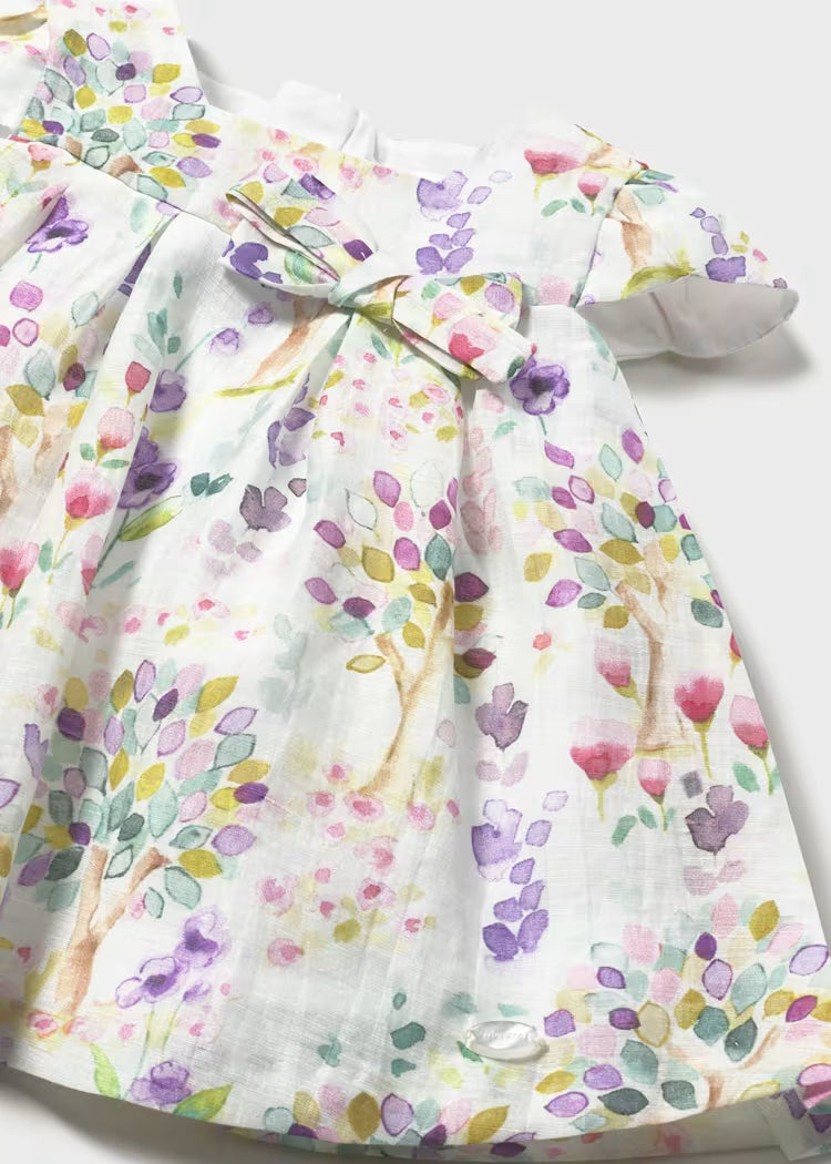 MAYO 1885 FLR DRESS W/BOW