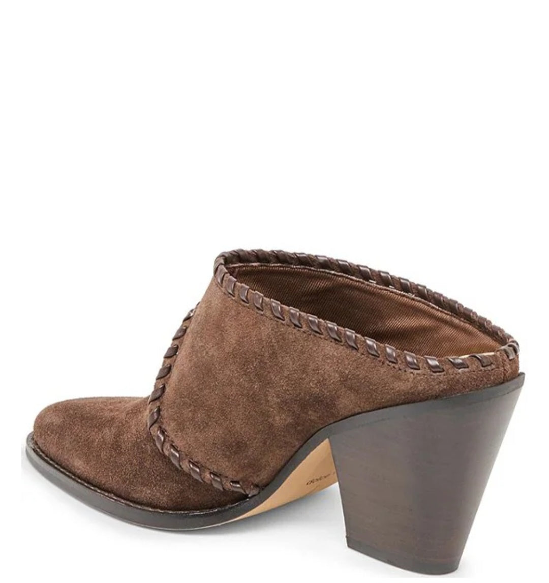 DV SUEDE STITCH MULE