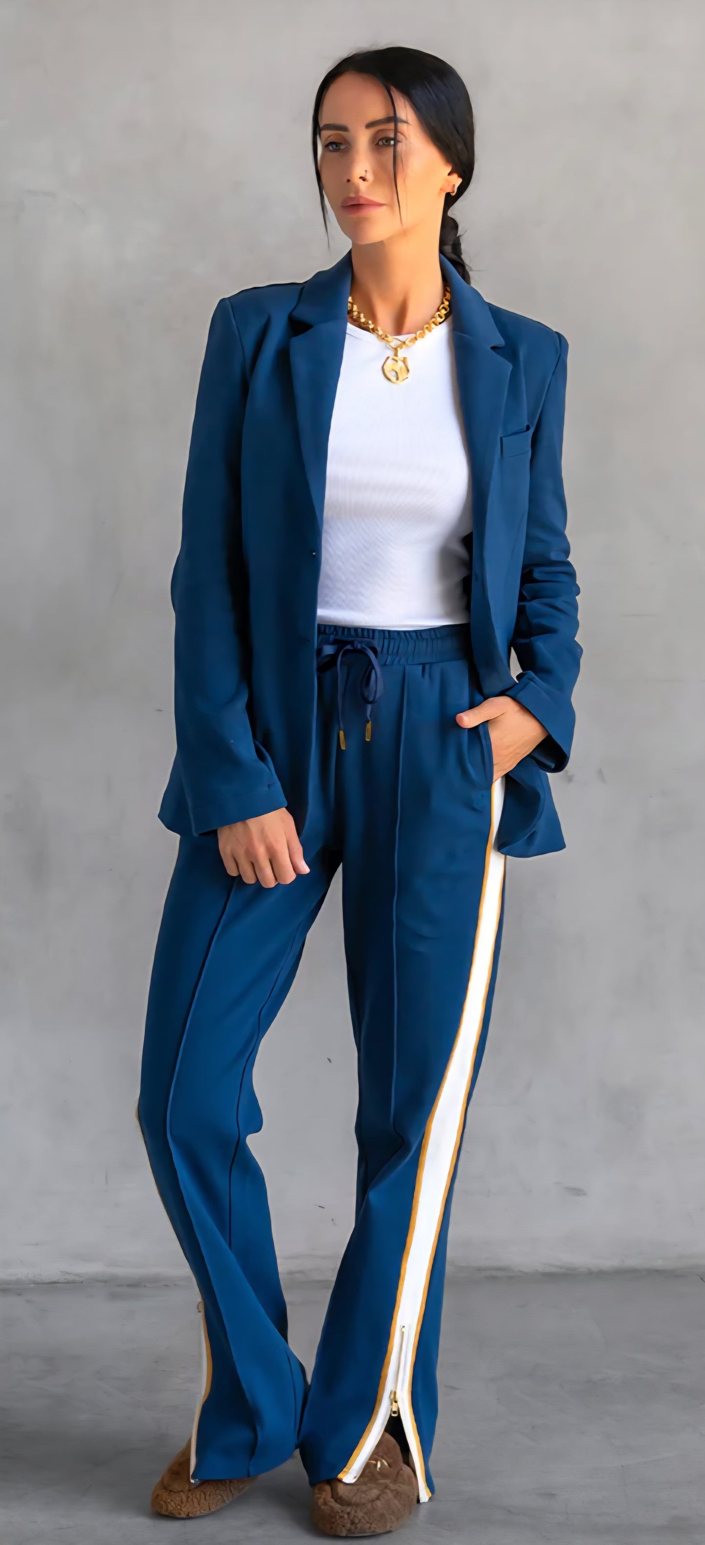 CARE TRACK STRIP PANT
