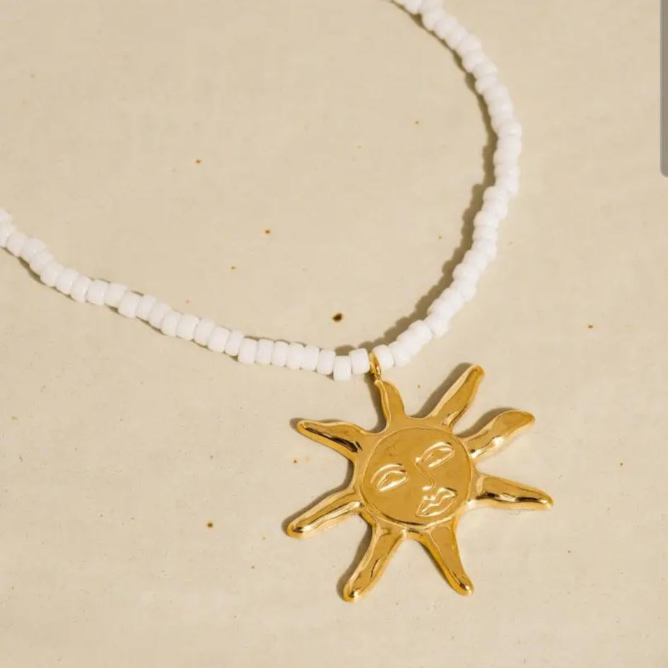MAIQ SUN BEAD NECKLACE