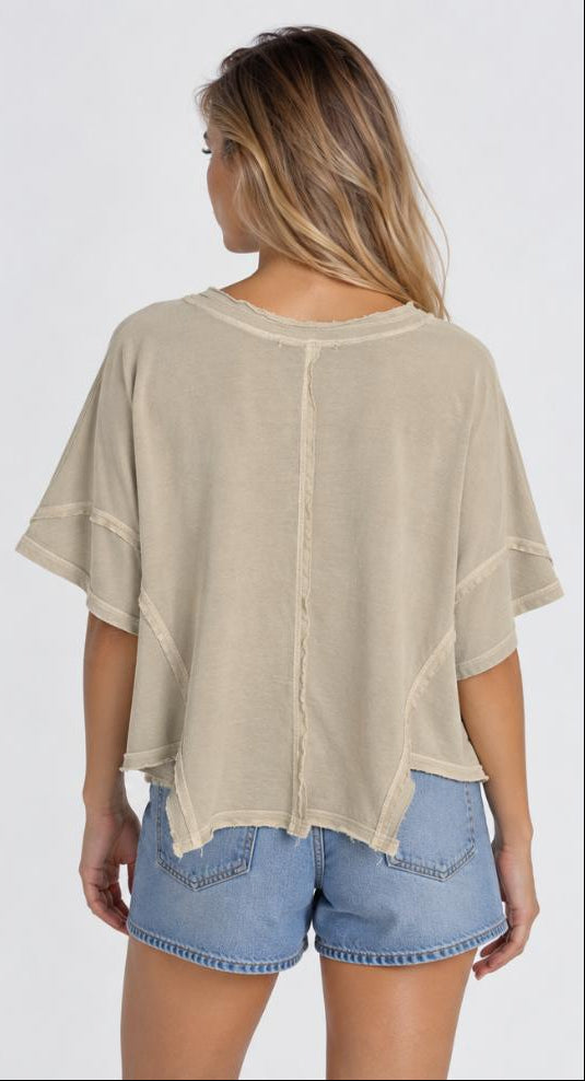 XCVI 14994 VEE PULLOVER TOP