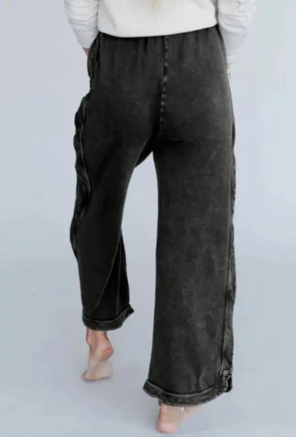 BIRD CROP WIDE LEG PANT